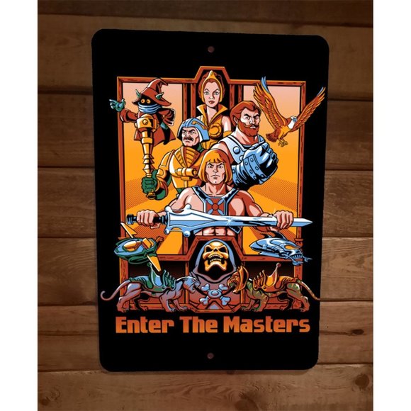 Enter the Masters 8x12 Metal Wall Sign MOTU of the Universe - Picture 1 of 1